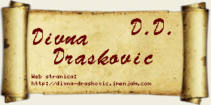 Divna Drašković vizit kartica
